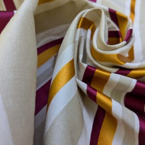 PXL_20240905_185056027 Scalamandre Tango Tangerine/Multi Orange Red Beige White Stripe MSRP USD 324/y
