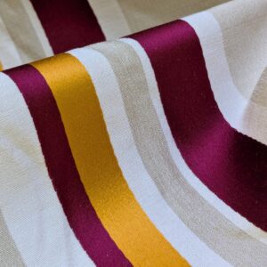 PXL_20240905_185105198 Scalamandre Tango Tangerine/Multi Orange Red Beige White Stripe MSRP USD 324/y
