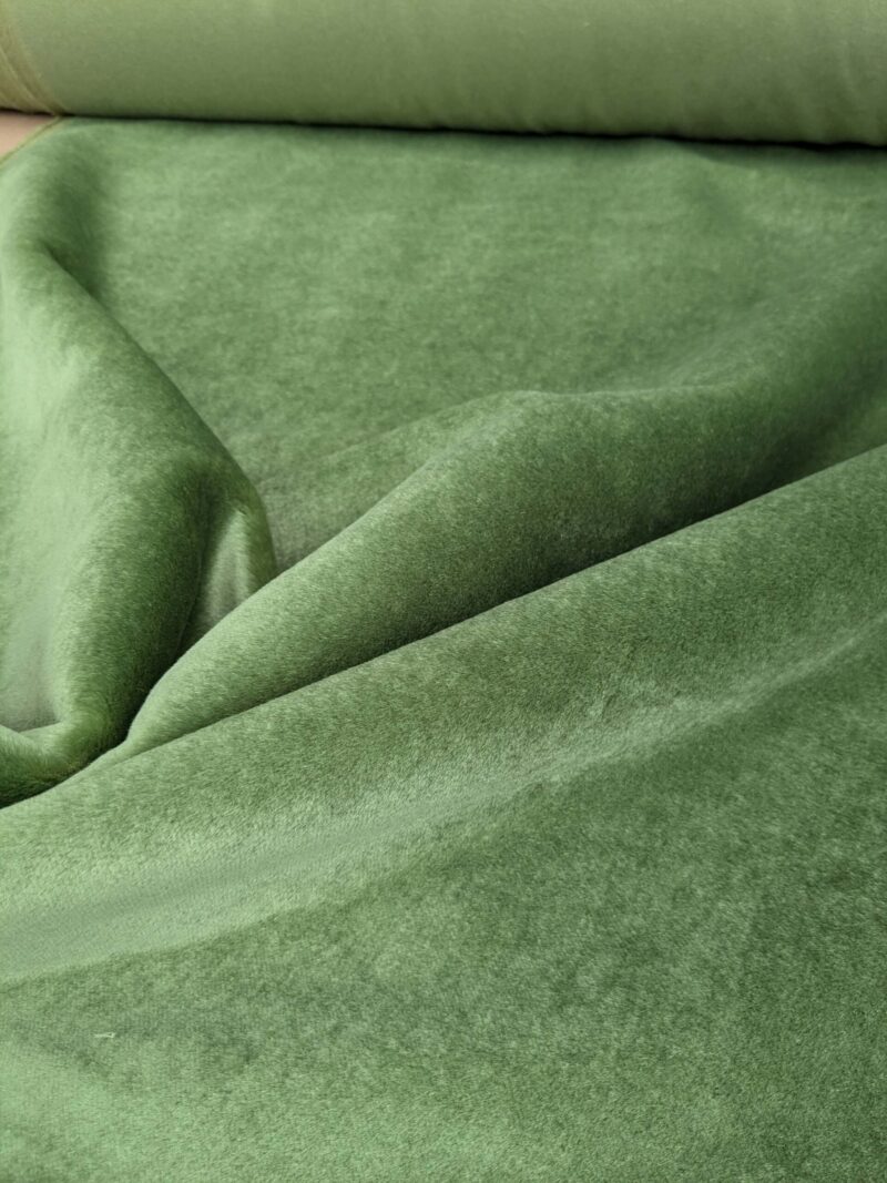 Sample by Express to Germany Scalamandre Velvet Mohair Silk Juicy Sweet Greens MSRP USD800+/y (Copy)