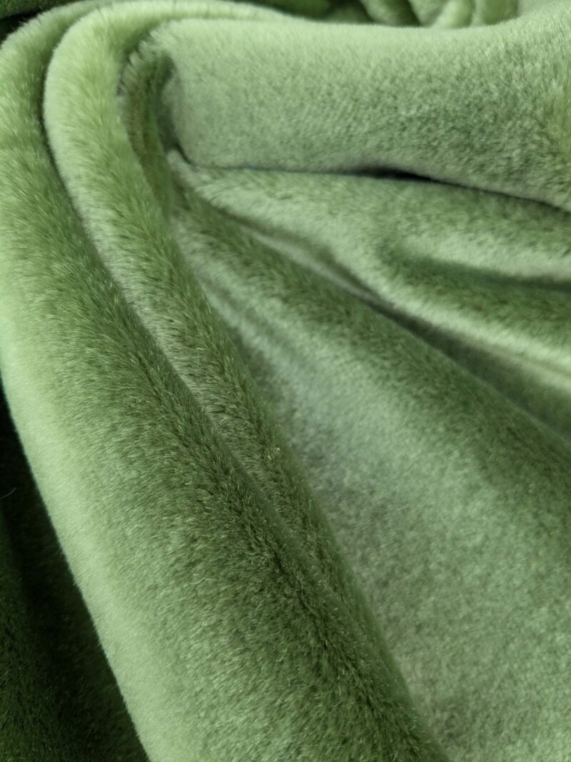 Sample by Express to Germany Scalamandre Velvet Mohair Silk Juicy Sweet Greens MSRP USD800+/y (Copy)