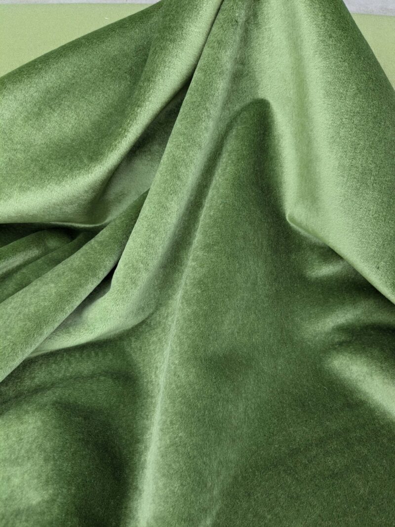 Sample by Express to Germany Scalamandre Velvet Mohair Silk Juicy Sweet Greens MSRP USD800+/y (Copy)