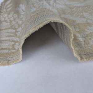 PXL_20240917_204240322 1.8y Scalamandre Lelievre Paris Grambois Argent Gray Damask Renaissance Gray Historic MSRP USD712/y