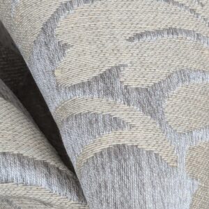 PXL_20240917_204337607 1.8y Scalamandre Lelievre Paris Grambois Argent Gray Damask Renaissance Gray Historic MSRP USD712/y