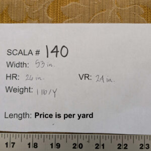 by yard Scalamandre Golden Baroque Renaissance Damask Fabric Pattern