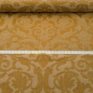 by yard Scalamandre Golden Baroque Renaissance Damask Fabric Pattern