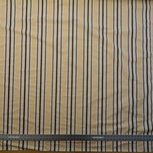 PXL_20240919_201458722 By yard Scalamandre Decatur Stripe Yellow Beige & Charcoal Black White Silk MSRP USD 198/y