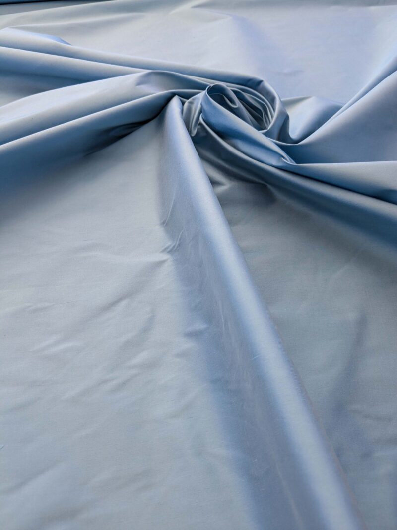 PXL_20240919_203617266 Bty Scalamandre Shangri-la Sky Light Silk Dupioni Light Blue MSRP USD 158Y