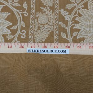 WhatsApp Image 2024-09-13 at 06.42.09_7df87932 By Yd Lee Jofa Kalabagh Weave Curry Burnt Gold Tiger Sniffs Rose MSRP USD 259/y Border One Side