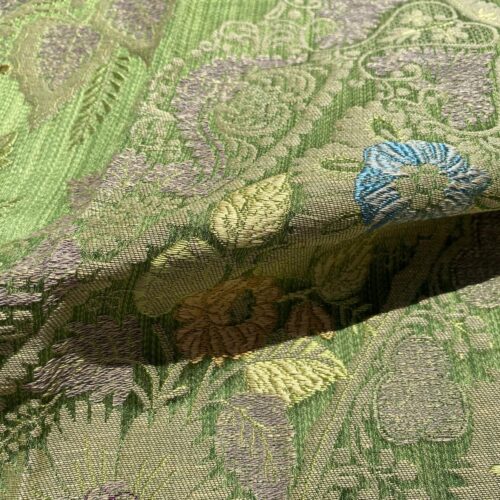 WhatsApp Image 2024-09-13 at 08.14.36_417a1656 Tassinari and Chatel Scalamandre Argentan Vert Green Lampas Floral Historic Large Pattern MSRP USD 952/y  Special Order