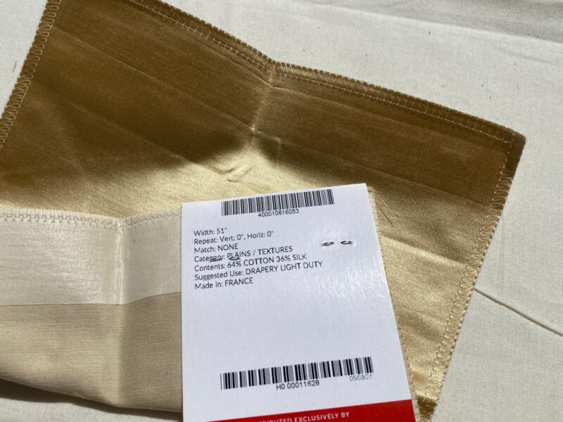 WhatsApp Image 2024-09-13 at 08.17.15_c3e4b313 Tassinari and Chatel Scalamandre Emotion Champagne Beige Silk Satin Plain Solid MSRP USD 1392/y Special Order