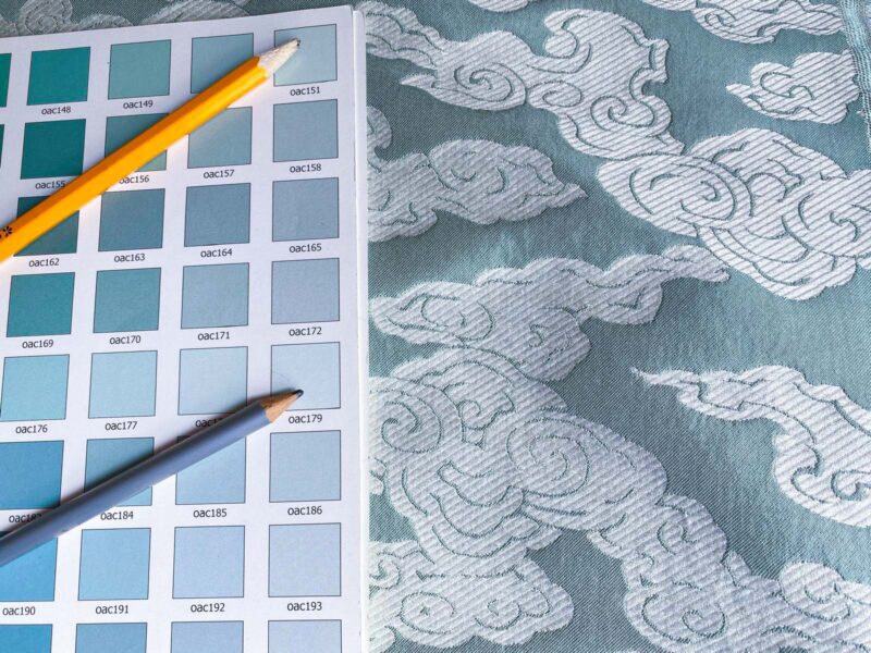 WhatsApp Image 2024-09-25 at 06.52.31_454f4b4b Lee Jofa G P&J Baker Clouds Aqua Blue White Chinoiserie Reversible Damask Cotton MSRP USD 148/y