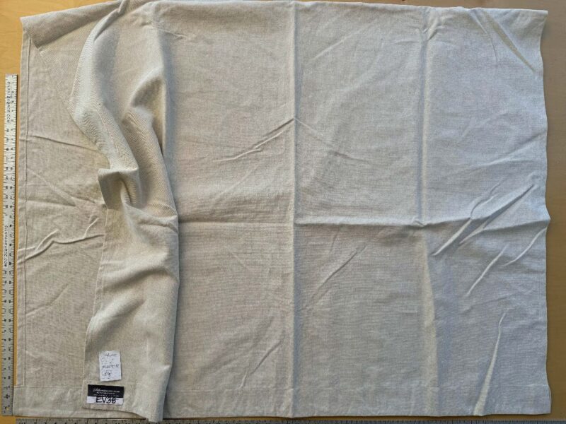 WhatsApp Image 2024-09-26 at 06.30.41_cfdbeab3 1 EV38 Scalamandre  Caliedo Cream White Cotton Linen Solid 2.4yd Stain