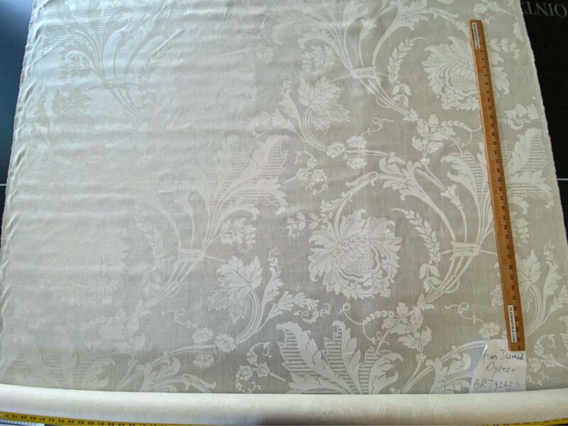 WhatsApp Image 2024-09-26 at 08.11.27_be97a64e 1.58y Brunschwig & Fils Upton Damask Linen Print Oyster White MSRP USD 254/Y