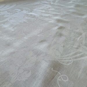 WhatsApp Image 2024-09-26 at 08.11.41_71547ef6 1.58y Brunschwig & Fils Upton Damask Linen Print Oyster White MSRP USD 254/Y
