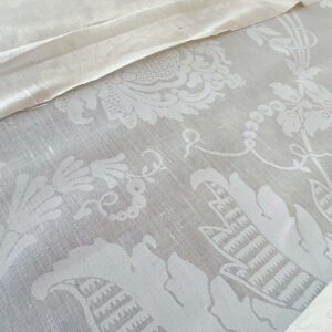 WhatsApp Image 2024-09-26 at 08.11.43_54218d24 1.58y Brunschwig & Fils Upton Damask Linen Print Oyster White MSRP USD 254/Y