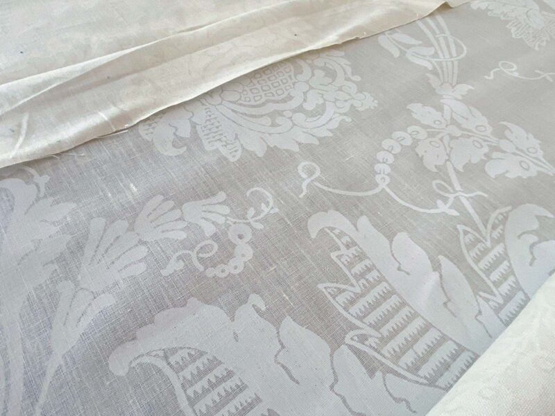 WhatsApp Image 2024-09-26 at 08.11.43_54218d24 1.58y Brunschwig & Fils Upton Damask Linen Print Oyster White MSRP USD 254/Y