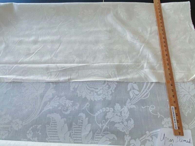 WhatsApp Image 2024-09-26 at 08.11.43_6b646230 1.58y Brunschwig & Fils Upton Damask Linen Print Oyster White MSRP USD 254/Y