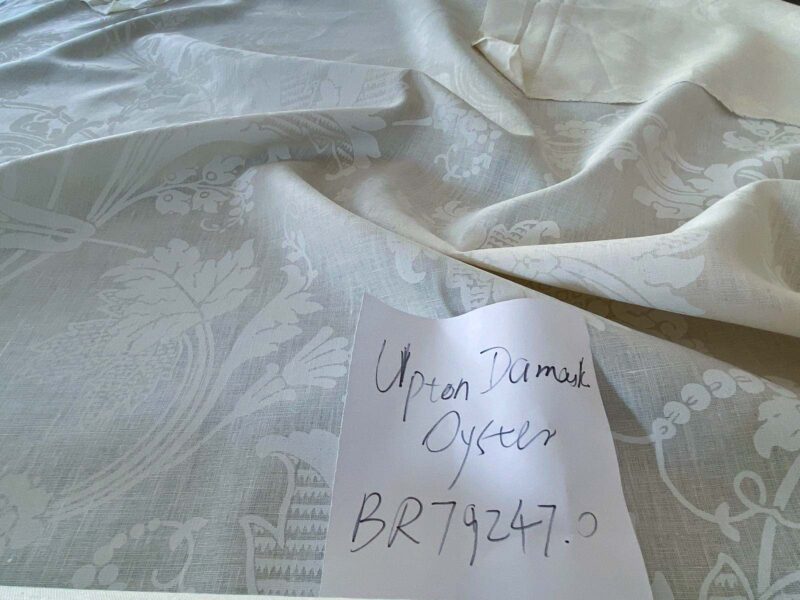 WhatsApp Image 2024-09-26 at 08.11.43_d0ac054d 1.58y Brunschwig & Fils Upton Damask Linen Print Oyster White MSRP USD 254/Y