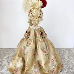 icm_fullxfull.700987131_k41zyx43l2os840wc40o 100%silk Lampas Garden Trail French Lace Creamy Gold MSRP USD 300+