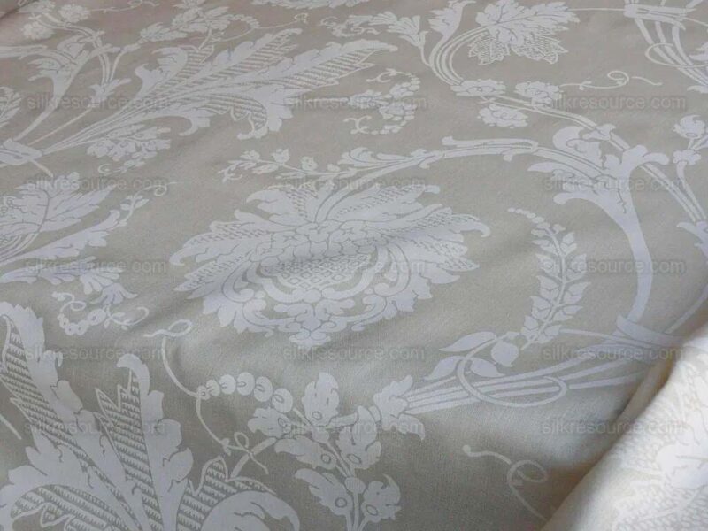 products-P1630144-1 1.58y Brunschwig & Fils Upton Damask Linen Print Oyster White MSRP USD 254/Y