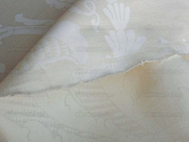 products-P1630147 1.58y Brunschwig & Fils Upton Damask Linen Print Oyster White MSRP USD 254/Y