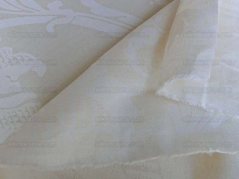 products-P1630148 1.58y Brunschwig & Fils Upton Damask Linen Print Oyster White MSRP USD 254/Y