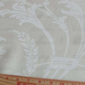 products-P1630149 1.58y Brunschwig & Fils Upton Damask Linen Print Oyster White MSRP USD 254/Y