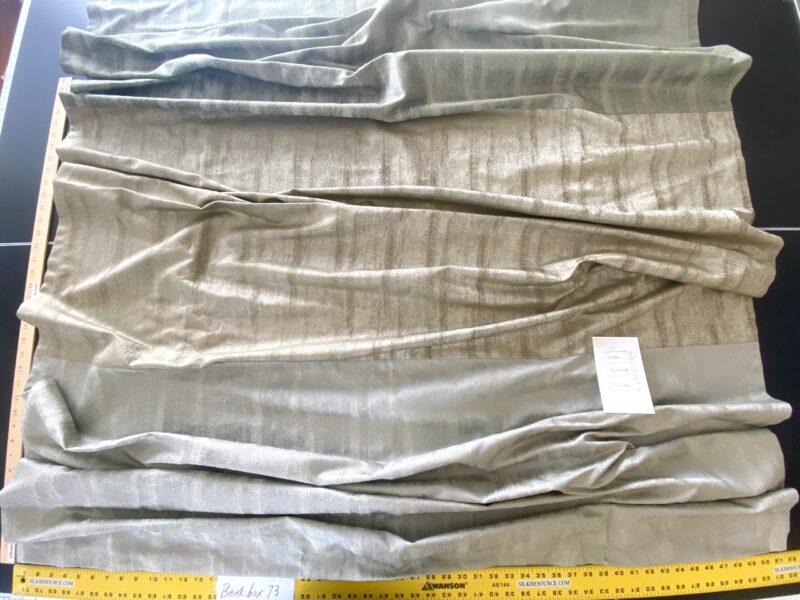 IMG_7112 41 Berkbox73 Square by Scalamandre Aurora Silk Modern Semi Plain Abstract Pattern 3 Pieces with different Colorways 51"x30" each piece size