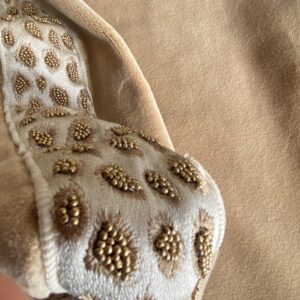 IMG_7258 PILLOW 21"x7" Scalamandre LEOPARD BOLSTER PINK SAND Animal Skin MSRP USD339+