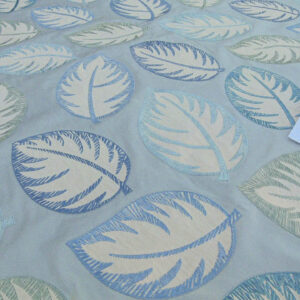 P1100390 Scalamandre Nautilo Sheer Blue Veil Jacquard, Sheer, Bird , Animal/ocean  Blue MSRP USD 302