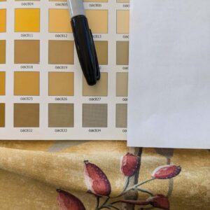 18 EV38 Scalamandre Lelievre  Printemps De Chine Yellow Floral Tree Foliage Botanical 1.2y