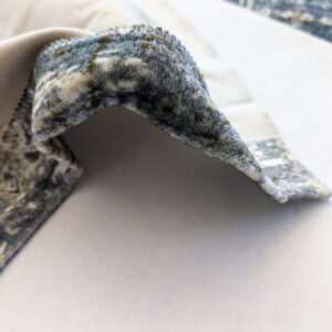 PXL_20240925_180828709 19 EV38 1.2yard x 57" Scalamandre Old World Weavers Travertine Grotto Silverpoint Velvet Abstract  MSRP USD256/y