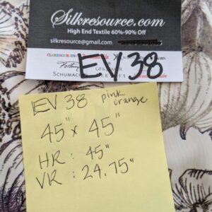 PXL_20240925_205212489 38 EV38 1.2y Fischbacher Benu Splash Citrus Berry Orange Pink Blue White Jungle Bird Floral Print Polyester MSRP USD 300+/y