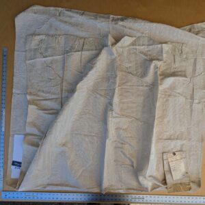 PXL_20241003_175102565 13 EV42 2.3y x 52" Scalamandre “sabrina Gaufre” Damask French Dove Cream Gold Silk Stripe Floral