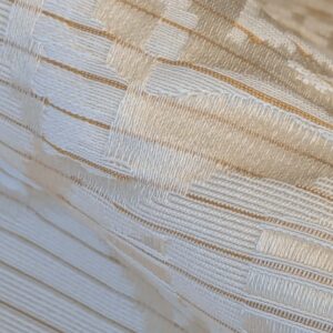 PXL_20241003_175253868 13 EV42 2.3y x 52" Scalamandre “sabrina Gaufre” Damask French Dove Cream Gold Silk Stripe Floral