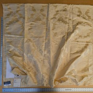 PXL_20241003_190235218 21 EV42 2.4y x 51"w Scalamandre Fornarina Ivory Silk Damask Medallion MSRP USD 648/Y
