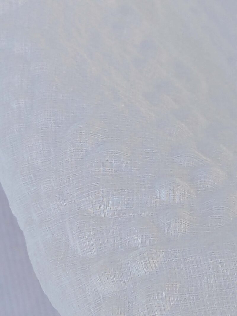 PXL_20241008_174441327 13 EV43 Sheers 2.4y x 57"w with Corner Cut Scalamandre Christian Fischbacher Orient Light Beige Gray Abstract Jacquard