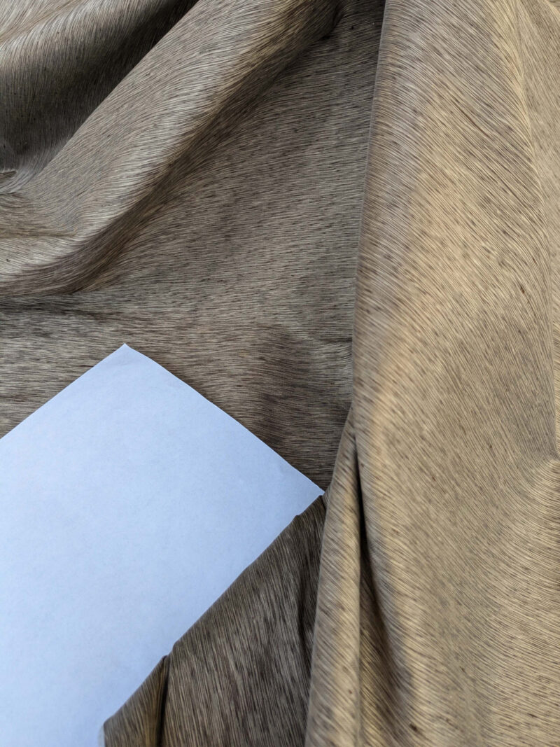 PXL_20241009_175614631 by yard Scalamandre Diffusion Taffeta Mocha Brown Iridescent Silk Taffeta Texture MSRP USD294/y