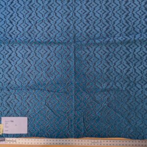 PXL_20241014_194031654 1.5yard Scalamandre Echo Velvet Peacock Blue Geometric MSRP USD 316/y