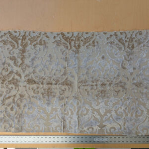PXL_20241014_204836274 0.7 yard with Corner Cut Scalamandre Venezia Silk Velvet Beige Renaissance MSRP USD 596/Y