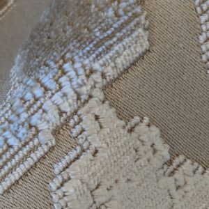 PXL_20241014_204952054 0.7 yard with Corner Cut Scalamandre Venezia Silk Velvet Beige Renaissance MSRP USD 596/Y