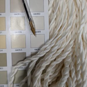 PXL_20241016_213941725 by yard  Scalamandre Conso 100% Rayon 093072-B01 (Trim Box B) Bullion Fringe Woven Rayon Long White