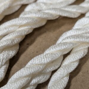 PXL_20241016_214232349 by yard  Scalamandre Conso 100% Rayon 093072-B01 (Trim Box B) Bullion Fringe Woven Rayon Long White