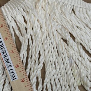 PXL_20241016_214249952 by yard  Scalamandre Conso 100% Rayon 093072-B01 (Trim Box B) Bullion Fringe Woven Rayon Long White