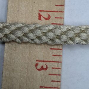 PXL_20241016_222943704 44 inches Scalamandre 100% Silk Rope Trim C42-53 (Trim Box B) Woven Cream Beige