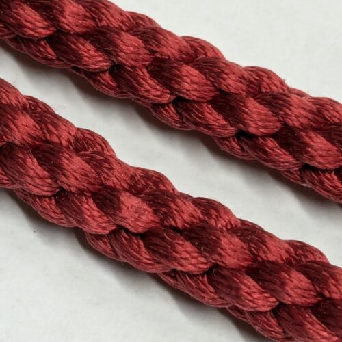 PXL_20241016_224007311 55" Scalamandre 100% Silk Rope Trim C42-M69 (Trim Box B)  Woven Red