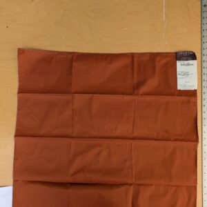 PXL_20241017_185436804 56 EV45 Square Scalamandre Lelievre Paris Psyche Reversible Terre Cuite Orange Polyester Solid Taffeta