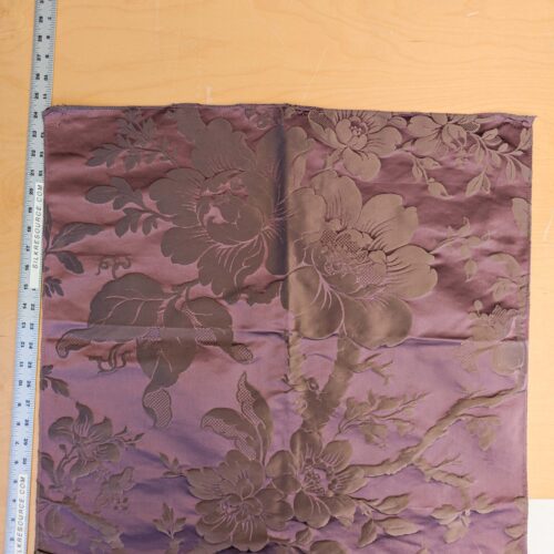 PXL_20241018_190013187 11 EV45 Silk Square 24" x 25"  Tassinari and Chatel Argenson Amethyste Purple Floral Botanical Foliage MSRP USD 1200+/y