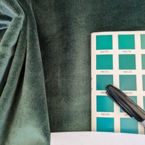 PXL_20241029_204510707 4.5yds King's Silk Velvet Deep Pine Green Radiance Highest Quality Heavy 39,000+ martindale MSRP USD 728/Yard