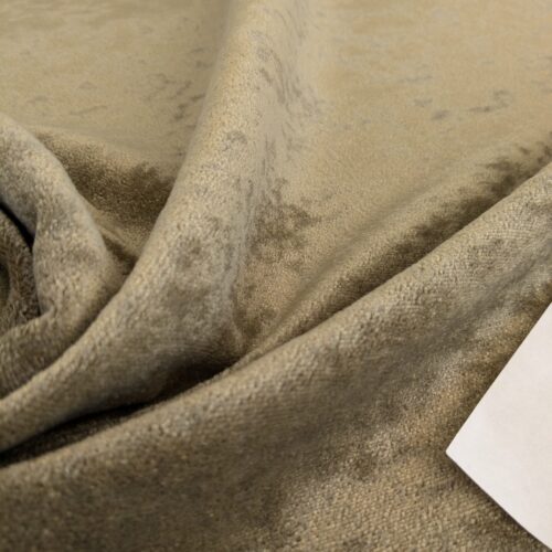 Mohair & Silk Velvet Seaweed Texture In Heather Green Heavy Duty